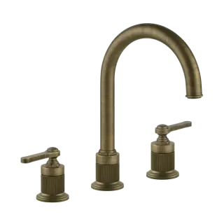 Смеситель для раковины Gessi VENTI20 65016#713 цвет-античная латунь