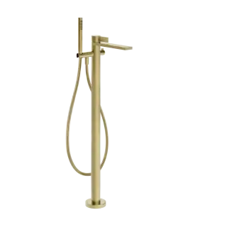 Смеситель для ванны Gessi INVERSO DIAMANTATO 73628#727 цвет-warm bronze PVD