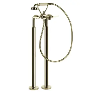 Смеситель для ванны Gessi VENTI20 65128#710 цвет-латунь PVD