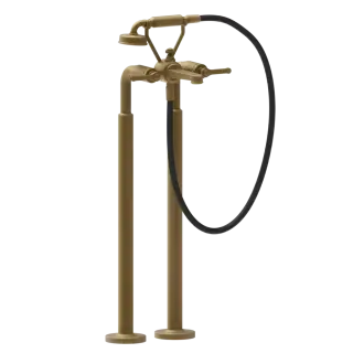 Смеситель для ванны Gessi VENTI20 65128#713 цвет-античная латунь