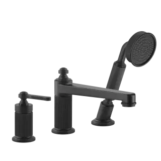 Смеситель для ванны Gessi VENTI20 65037#299 цвет-черный матовый