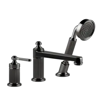 Смеситель для ванны Gessi VENTI20 65037#706 цвет-black metal PVD
