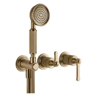 Смеситель для душа Gessi VENTI20 65036#726 цвет-warm bronze brushed PVD