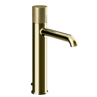 Смеситель для раковины Gessi HABITO DIAMANTATO 70605#710 цвет-латунь PVD