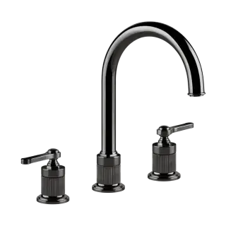Смеситель для раковины Gessi VENTI20 65016#706 цвет-black metal PVD