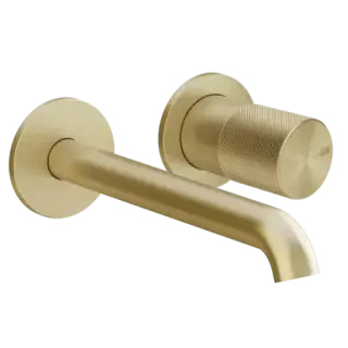 Смеситель для раковины Gessi HABITO DIAMANTATO 70688#727 цвет-браш.латунь PVD