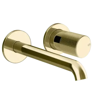 Смеситель для раковины Gessi HABITO DIAMANTATO 70688#710 цвет-латунь PVD