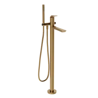 Смеситель для ванны Gessi VENTAGLIO 72028#726 цвет-warm bronze brushed PVD