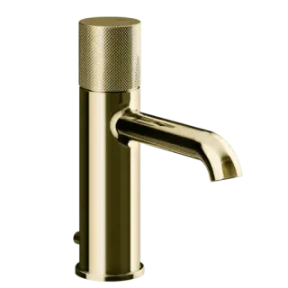 Смеситель для раковины Gessi HABITO DIAMANTATO 70601#710 цвет-латунь PVD