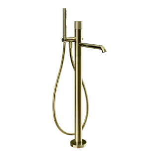 Смеситель для ванны Gessi HABITO RIGATO 70528#710 цвет-латунь PVD