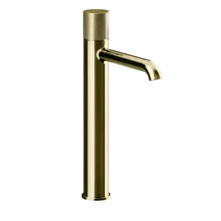 Смеситель для раковины Gessi HABITO DIAMANTATO 70604#710 цвет-латунь PVD
