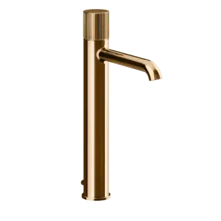 Смеситель для раковины Gessi HABITO RIGATO 70503#735 цвет-warm bronze PVD