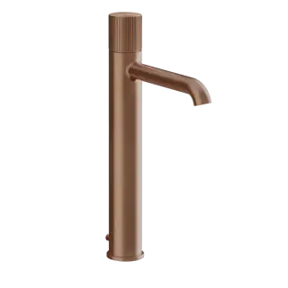 Смеситель для раковины Gessi HABITO RIGATO 70503#708 цвет-браш.медь PVD