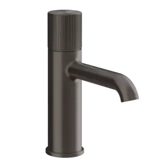Смеситель для раковины Gessi HABITO RIGATO 70502#707 цвет-black metal brushed PVD