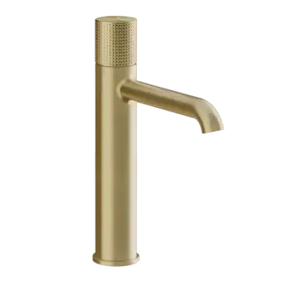 Смеситель для раковины Gessi HABITO CESELLO 70406#727 цвет-браш.латунь PVD