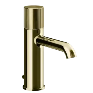 Смеситель для раковины Gessi HABITO RIGATO 70501#710 цвет-латунь PVD