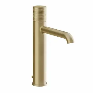 Смеситель для раковины Gessi HABITO TRAME 70305#727 цвет-браш.латунь PVD