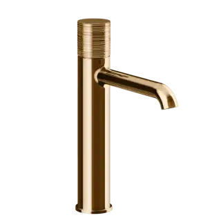 Смеситель для раковины Gessi HABITO RIGATO 70306#735 цвет-warm bronze PVD