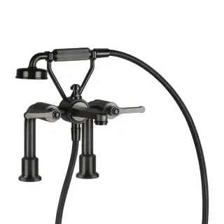 Смеситель для ванны Gessi VENTI20 65115#707 black metal brushed PVD