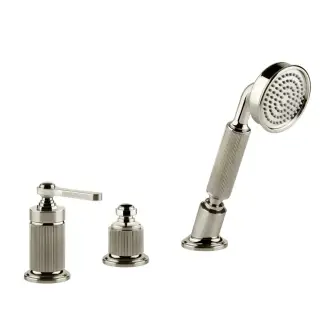 Смеситель для ванны Gessi VENTI20 65043#720 никель PVD