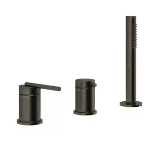 Смеситель для ванны Gessi INGRANAGGIO 63547#187 бронза состаренная