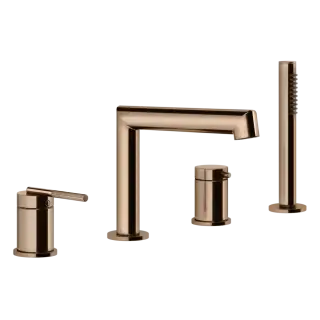 Смеситель для ванны Gessi INGRANAGGIO 63537#030 медь PVD