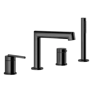 Смеситель для ванны Gessi INGRANAGGIO 63537#706 black metal PVD