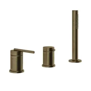 Смеситель для ванны Gessi INGRANAGGIO 63547#713 античная латунь