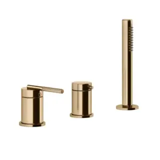 Смеситель для ванны Gessi INGRANAGGIO 63547#735 warm bronze PVD