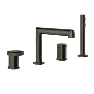 Смеситель для ванны Gessi ANELLO 63337#187 бронза состаренная