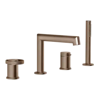 Смеситель для ванны Gessi ANELLO 63337#708 браш.медь PVD