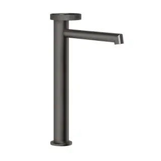 Смеситель для раковины Gessi ANELLO 63306#707 black metal brushed PVD