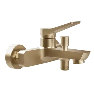 Смеситель для ванны Gessi RILIEVO 59013#726 warm bronze brushed PVD