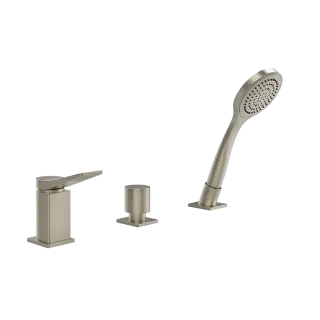 Смеситель для ванны Gessi RILIEVO 59043#149 finox brushed nickel
