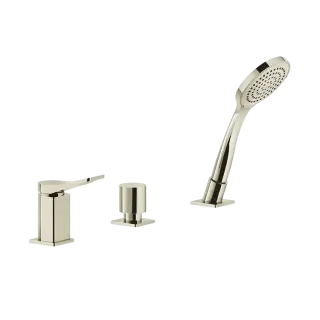 Смеситель для ванны Gessi RILIEVO 59043#720 никель PVD