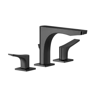 Смеситель для раковины Gessi RILIEVO 59011#706 black metal PVD