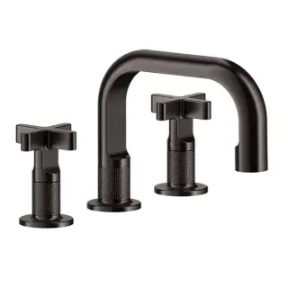 Смеситель для раковины Gessi INCISO 58111#707 black metal brushed PVD