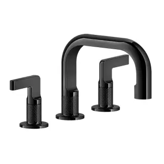 Смеситель для раковины Gessi INCISO 58011#706 black metal PVD