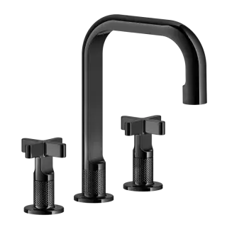 Смеситель для раковины Gessi INCISO 58114#706 black metal PVD