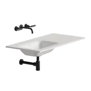 Раковина подвесная SALINI ONDA FLOW ROUND 1402205MN