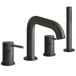 Смеситель для ванны Gessi GESSI 316 54037#707 цвет-Black Metal Brushed PVD