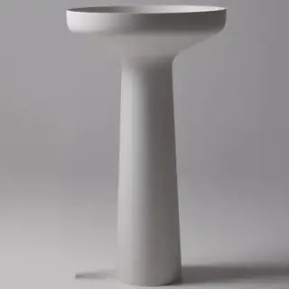 Раковина Antonio Lupi Ago AGO85 FLUMOOD белый, дон.клап.-хром