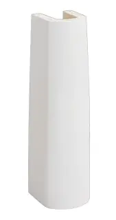 Пьедестал 36*67 см белый блестящий