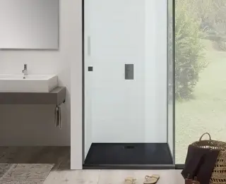 ™ GLOBO DP09090504 (без сифона DP008) душевой поддон DOCCIAPIETRA, размер 90x90 см, цвет 504 Nero