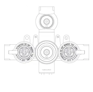 Nicolazzi C4910 Внутренняя часть термостата с запорным вентилем 3/4