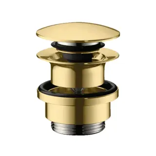 Донный клапан, Hansgrohe, назначение-для раковин и биде, цвет-Polished Gold Optic
