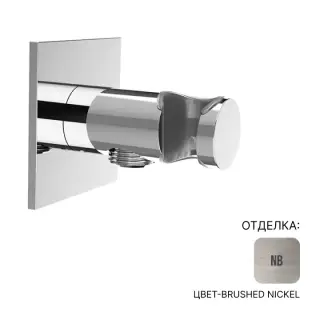 Вывод из стены с держателем для душевой лейки Almar