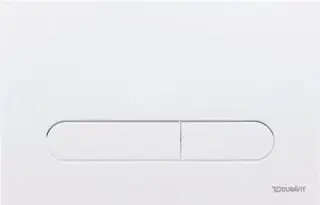 Клавиша смыва, Duravit, DuraSystem, для унитаза, шгв 230*6,5*150,5, цвет-белый