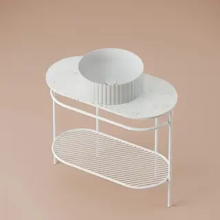 Мебель для ванной комнаты Art Ceram Flair TFA013.05 Цвет- белый матовый