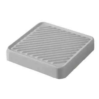 Мыльница Art Ceram Cartesio CAC001.34.00 Цвет- серый глянцевый